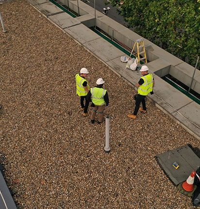 how do drone roof surveys work